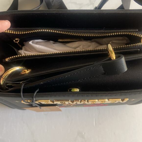 New Black Steve Madden Year of the Snake Bevelyn Crossbody Bag Lunar New Year - Picture 7 of 8